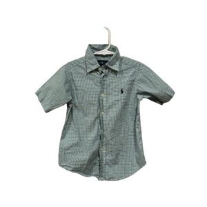 Ralph Lauren Button Down Shirt Short Sleeve Size 4T